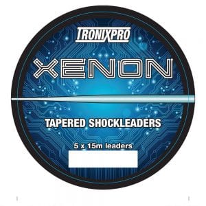 Xenon Tapered Leaders, Clear, 0.35-0.70mm, 15lb-60lb,  5x15m