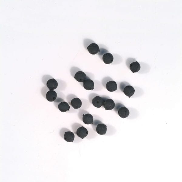Rubber Beads, 5mm