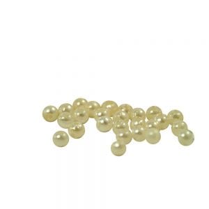 Round Beads Pearl, 3mm