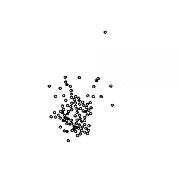 Seed Beads Black, 1.5mm