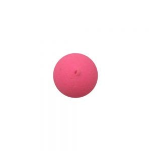 Floating Round Bead, 12mm, Lumo Pink