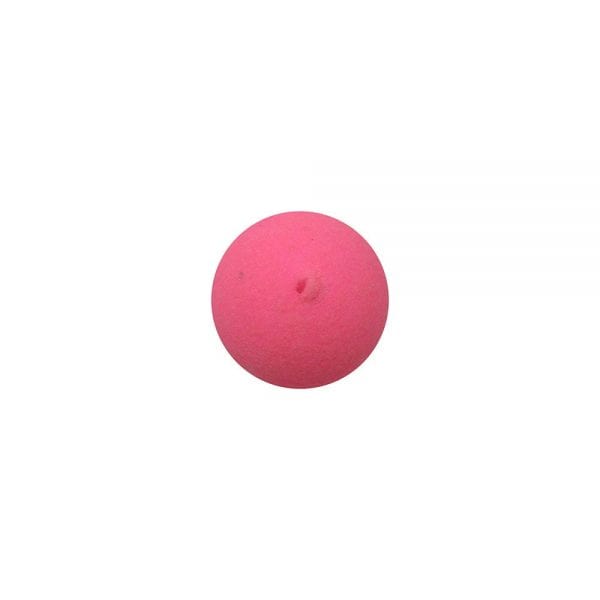 Floating Round Bead, 12mm, Lumo Pink