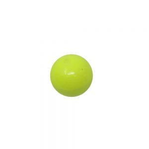 Floating Round Bead, 15mm, Yellow