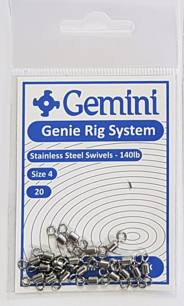 Gemini Stainless steel swivels Size 4 6 & 8