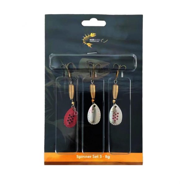 Set of 3 8g Mullet Spinner
